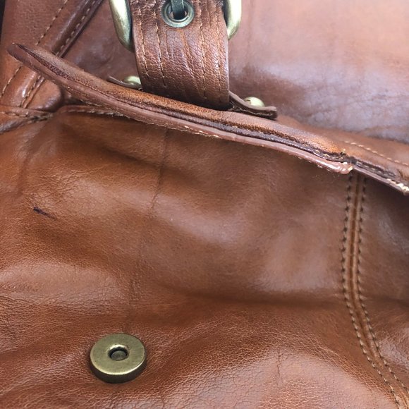 DONATED Brown Stone Mountain leather purse - Picture 13 of 15